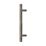 M Marcus Heritage Brass Door Pull Handle Bar Knurled Design 305mm length